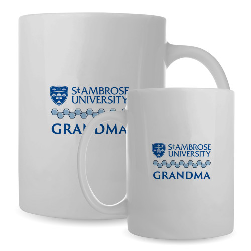  Full Color White Mug 15oz - St Ambrose - Grandma