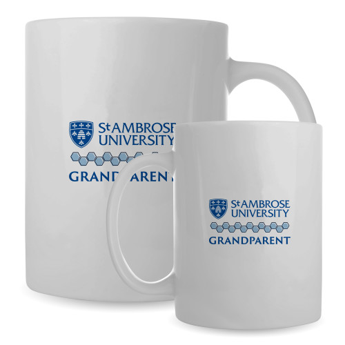  Full Color White Mug 15oz - St Ambrose - Grandparent