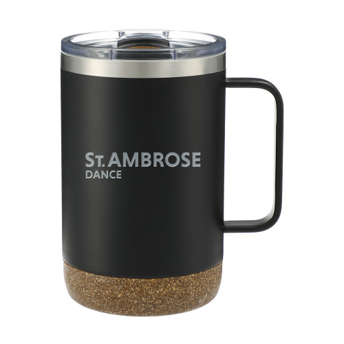  Valhalla Vacuum Insulated Camp Black Mug 14oz - St Ambrose - Dance Engraved