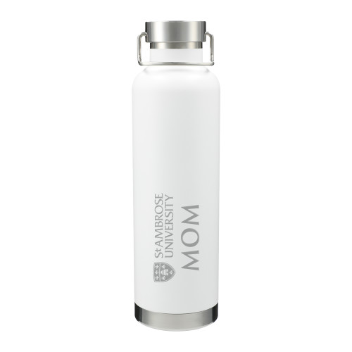  Thor Copper Vacuum Insulated White Bottle 32oz - St Ambrose - Mom Engraved