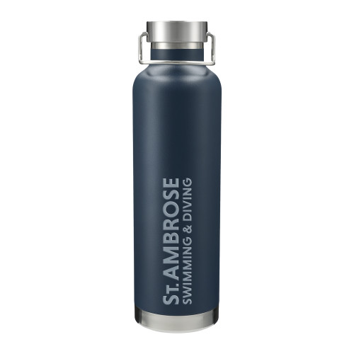  Thor Copper Vacuum Insulated Navy Bottle 32oz - St Ambrose - Swimming and Diving Engraved