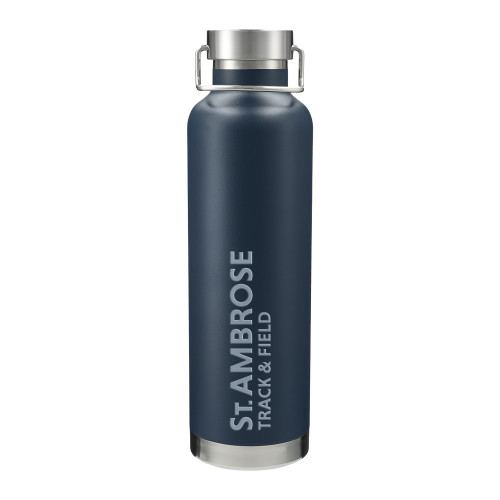  Thor Copper Vacuum Insulated Navy Bottle 32oz - St Ambrose - Track and Field Engraved