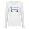 Thumbnail image for  Womens White Long Sleeve V Neck Tee 