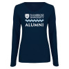 Thumbnail image for  Womens Navy Long Sleeve V Neck Tee 