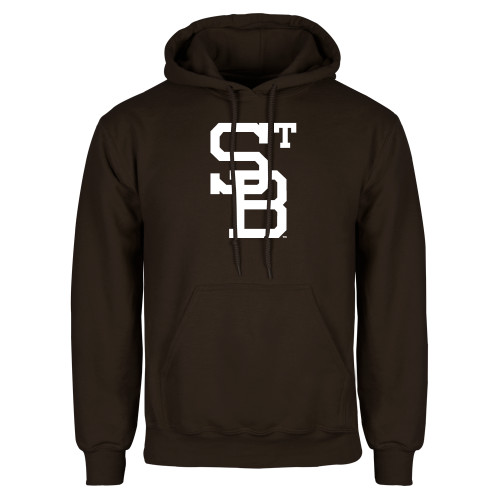  Brown Fleece Hoodie - St Bonaventure Dice