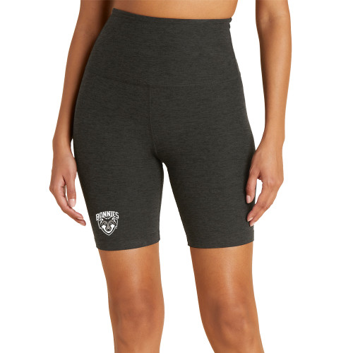  Beyond Yoga Womens Darkest Night Spacedye Keep Pace Biker Short  - St Bonaventure Primary Mascot