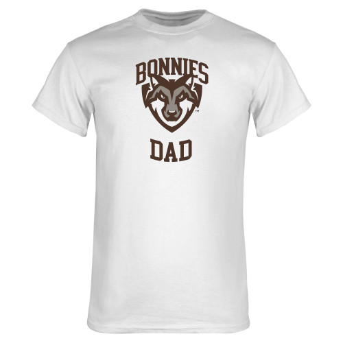  White T Shirt - St Bonaventure Dad
