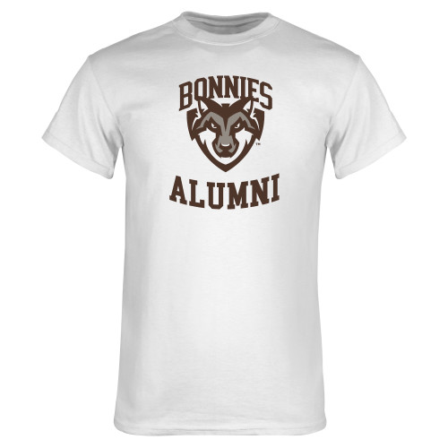 White T Shirt - St Bonaventure Alumni