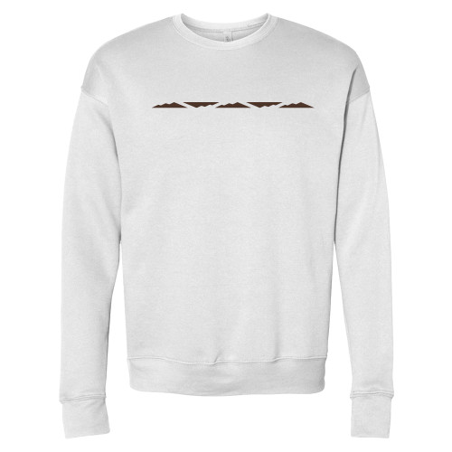  Bella + Canvas White Fleece Crew - St Bonaventure Rolling Hills Continuous
