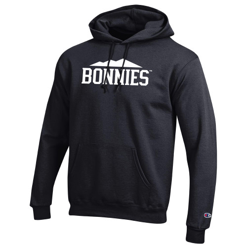  Champion Black Fleece Hoodie - St Bonaventure Bonnies Rolling Hills