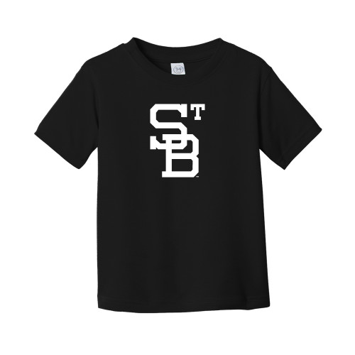  Toddler Black T Shirt - St Bonaventure Dice