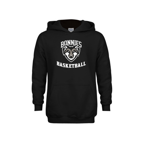  Youth Black Fleece Hoodie - St Bonaventure Basketball