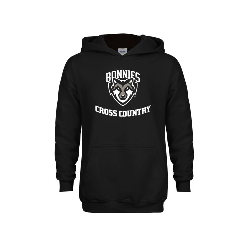  Youth Black Fleece Hoodie - St Bonaventure Cross Country