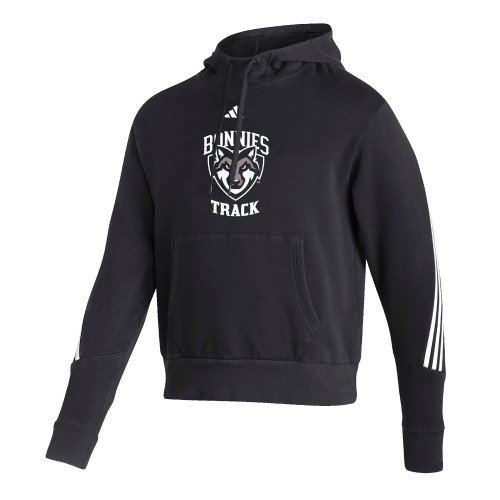  Adidas Black Pullover Hood - St Bonaventure Track - Adidas