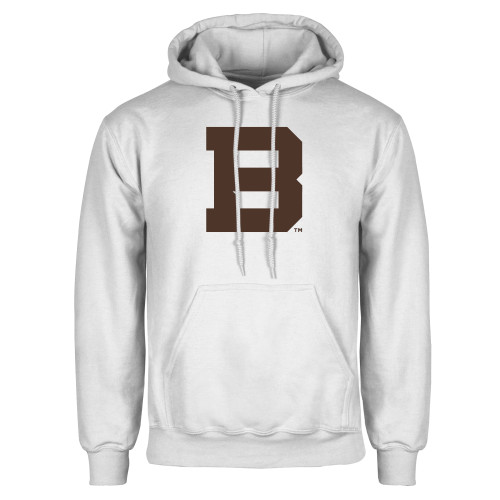  White Fleece Hoodie - St Bonaventure Secondary Mascot Mark