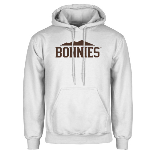  White Fleece Hoodie - St Bonaventure Bonnies Rolling Hills