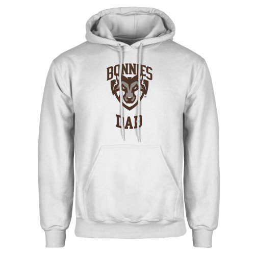  White Fleece Hoodie - St Bonaventure Dad