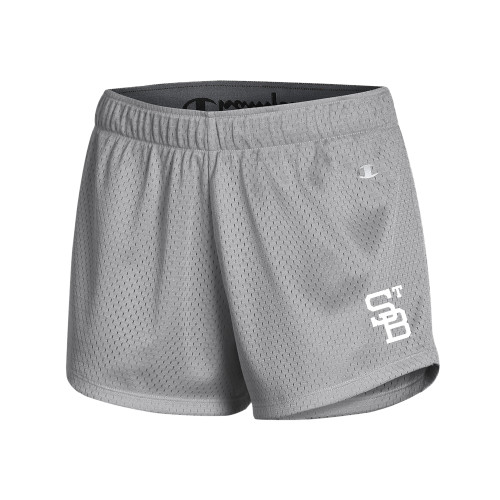  Champion Womens Grey Mesh Short - St Bonaventure Dice