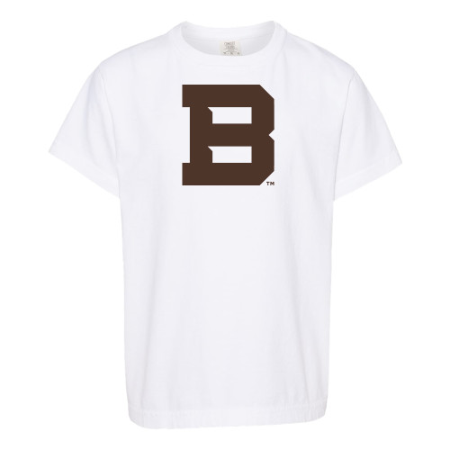  Comfort Colors Youth White T Shirt - St Bonaventure Secondary Mascot Mark