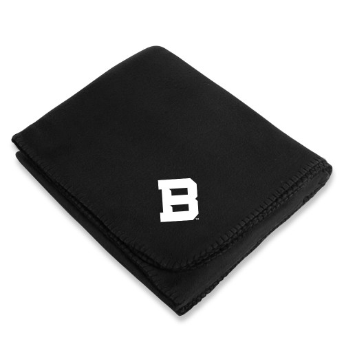 Black Arctic Fleece Blanket - St Bonaventure Secondary Mascot Mark