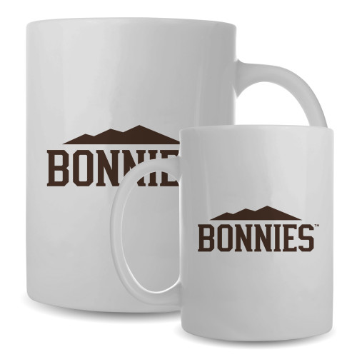 Full Color White Mug 15oz - St Bonaventure Bonnies Rolling Hills