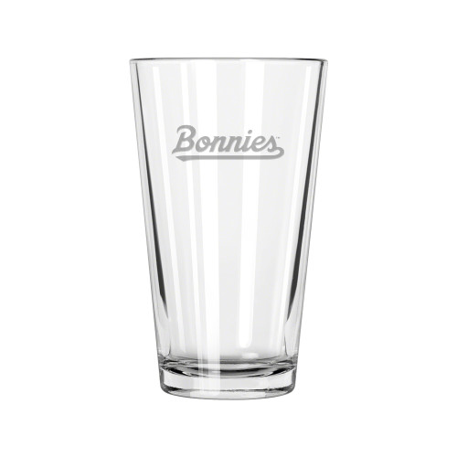 Libbey Glass 16oz - St Bonaventure Bonnies Script Engraved
