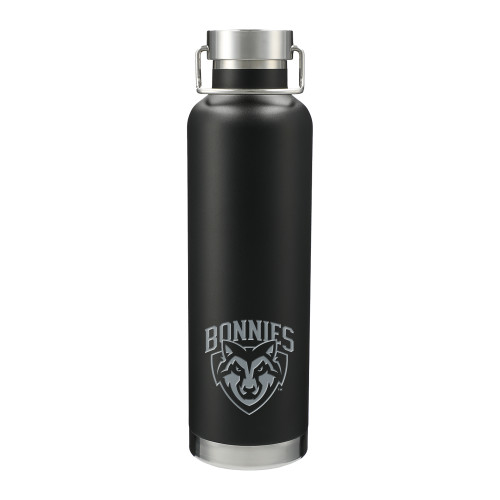  Thor Copper Vacuum Insulated Black Bottle 32oz - St Bonaventure Primary Mascot Mark Engraved