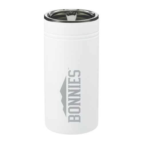  Sherpa Vacuum White Tumbler & Insulator 12oz - St Bonaventure Bonnies Rolling Hills Engraved