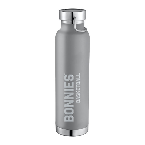  Thor Copper Vacuum Insulated Grey Bottle 22oz - St Bonaventure Basketball Engraved