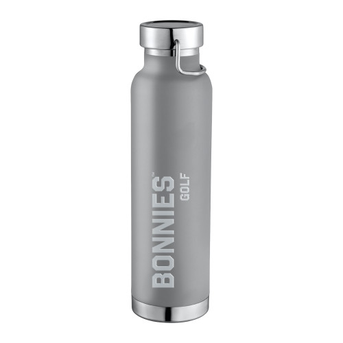  Thor Copper Vacuum Insulated Grey Bottle 22oz - St Bonaventure Golf Engraved