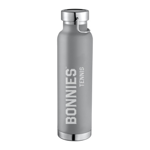  Thor Copper Vacuum Insulated Grey Bottle 22oz - St Bonaventure Tennis Engraved