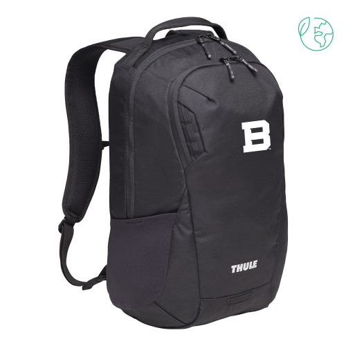  Thule Black Recycled Lumion 15 in. Computer Backpack - St Bonaventure Secondary Mascot Mark