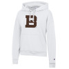 Thumbnail image for  Champion Womens White Powerblend Pullover Hood