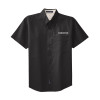 Thumbnail image for  Black Twill Button Down Short Sleeve
