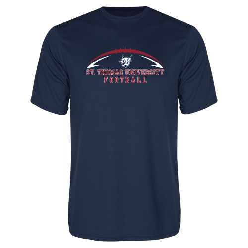  Navy Performance Tee - Arched Football