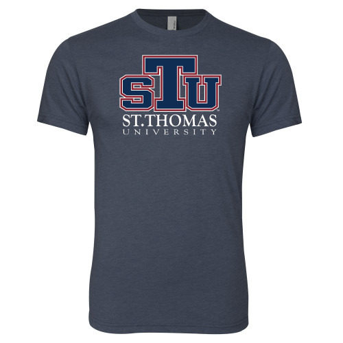  Next Level Navy Triblend Tee - Official Logo