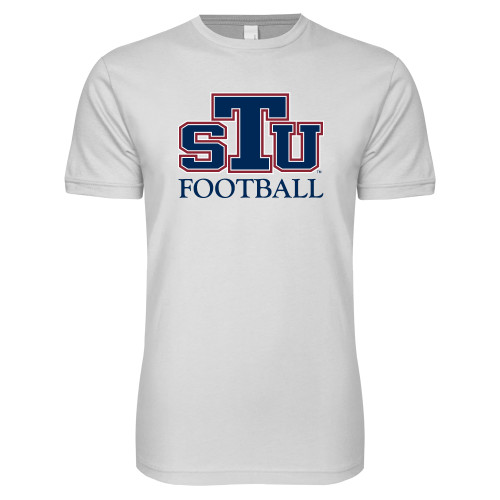  Next Level White SoftStyle T Shirt - Football