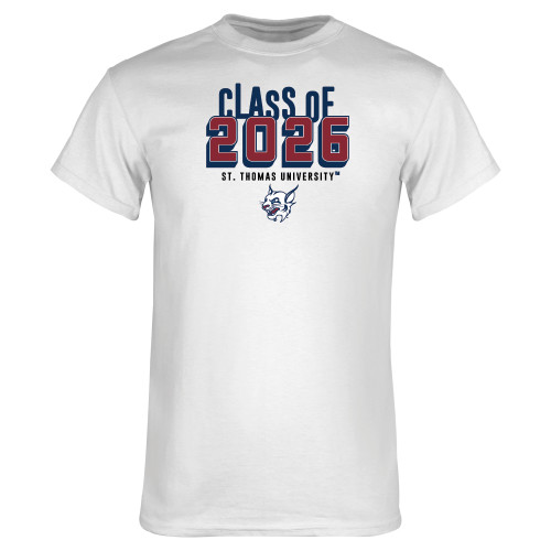  White T Shirt - St. Thomas University   - CLASS OF 2026