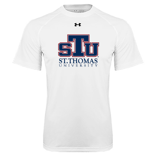  Under Armour White Tech Tee - Official Logo