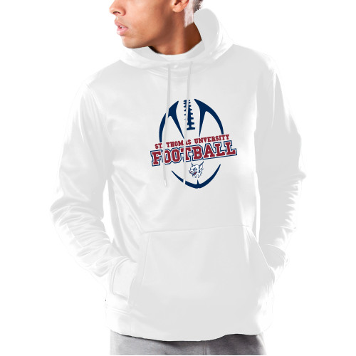  Under Armour White Armour Fleece Hoodie - Tall Football
