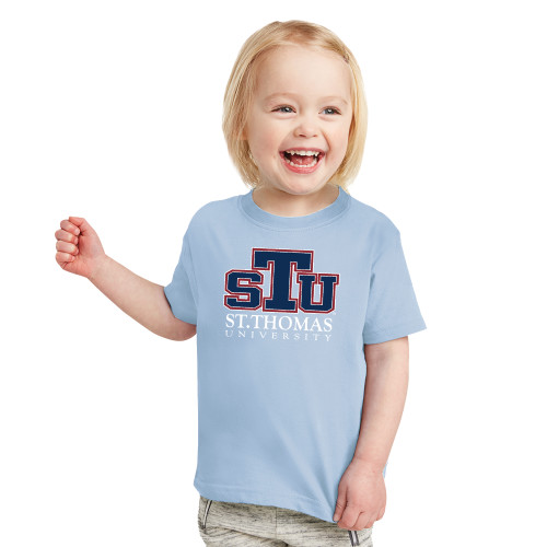  Toddler Light Blue T-Shirt - Official Logo