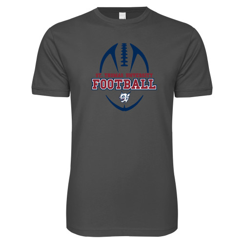  Next Level Charcoal SoftStyle T Shirt - Tall Football
