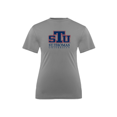  Youth Performance Grey Concrete Tee - Official Logo