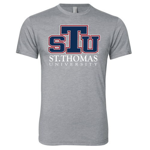  Next Level Heather Grey Triblend Tee - Official Logo