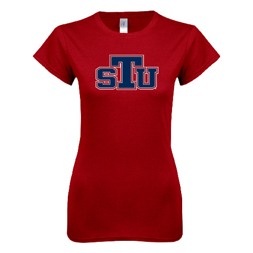 Next Level Womens Cardinal Boyfriend Tee - STU