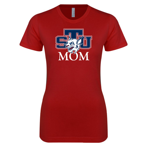  Next Level Womens Cardinal Boyfriend Tee - Mom