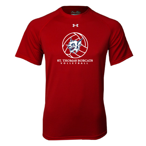  Under Armour Cardinal Tech Tee - Volleyball Ball Design