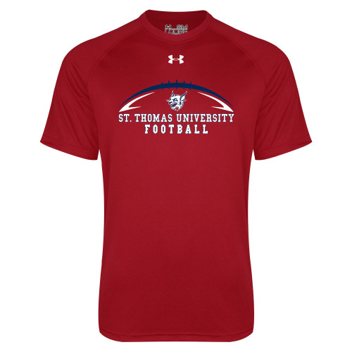  Under Armour Cardinal Tech Tee - Arched Football