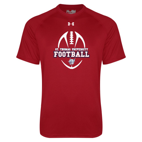 Under Armour Cardinal Tech Tee - Tall Football