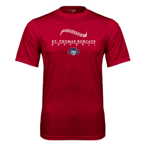  Cardinal Performance Tee - Baseball Seams Design
